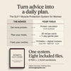 Each piece of GLP-1 diet advice matched to the tool in the bundle that delivers it